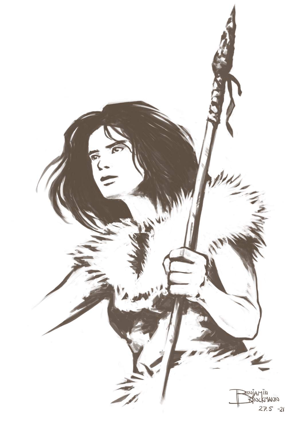 Stone age girl
