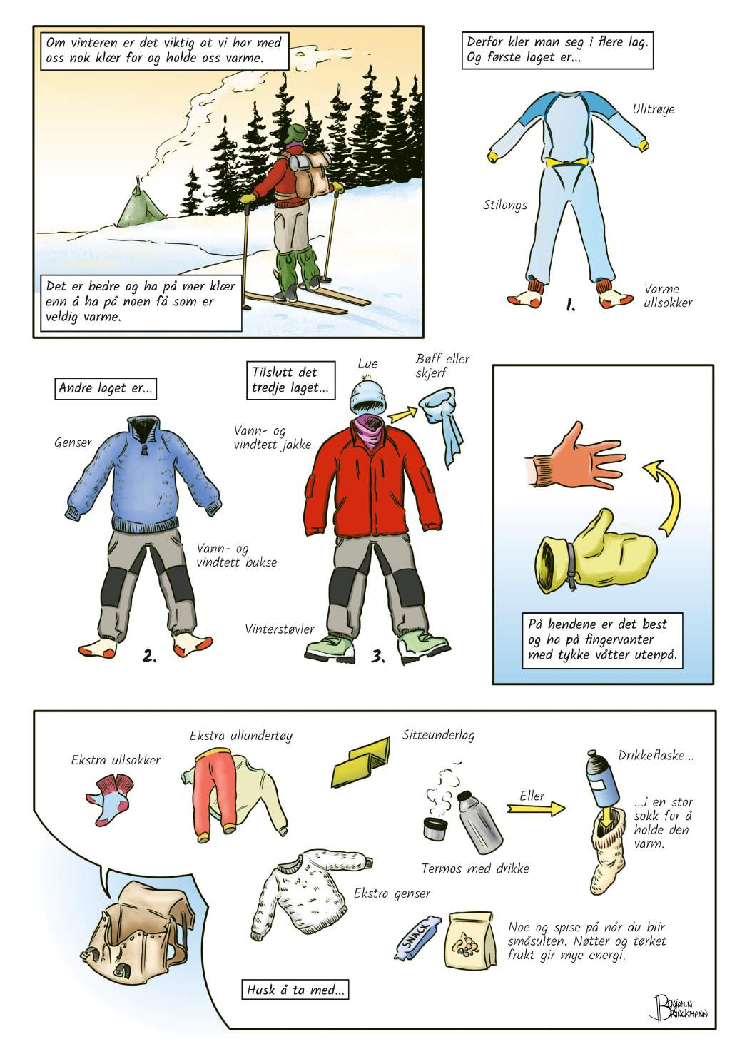 Tegneserie for DNT: side 1